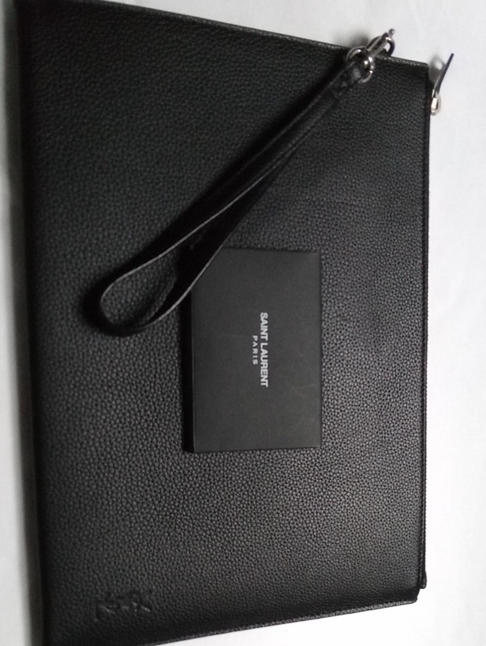 Authentic Yves Saint Laurent Black Leather Hand Bag 530013 - Picture 10 of 15